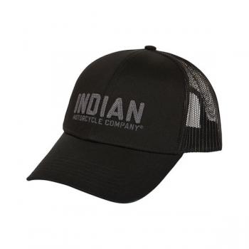 CHAIN STITCH EMBROIDERY CAP - BLACK