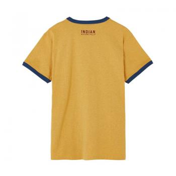 Preview: MENS WATERCOLOR RINGER T-SHIRT - YELLOW
