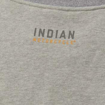 Preview: MENS EMBROIDERED RINGER SWEATSHIRT - GRAY