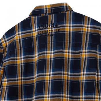 MENS KANSAS PLAID SHIRT - NAVY