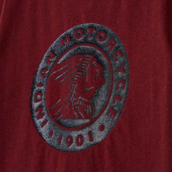 Preview: WOMENS GLITTER BACK HEADDRESS T-SHIRT - RED