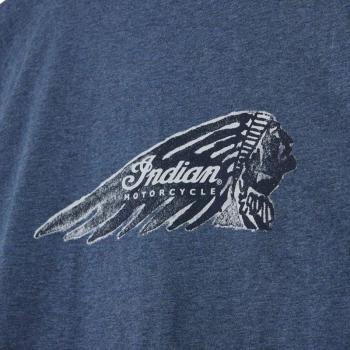 Preview: WOMENS CONTRAST HEADDRESS T-SHIRT - BLUE