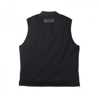 MENS TEXTILE HUDSON VEST - BLACK