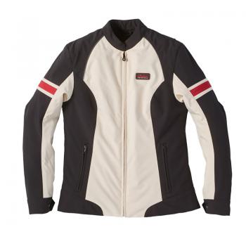 WOMENS TEXTILE ZOE JACKET - BLACK