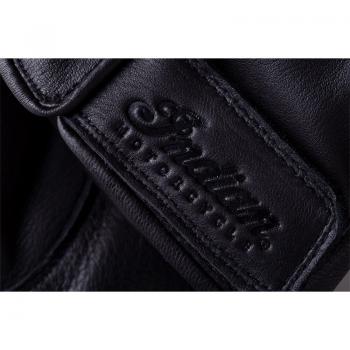 WOMENS DEERSKIN STRAP GLOVE - BLACK
