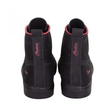 WOMENS LEATHER BRYANT SNEAKER CE - BLACK