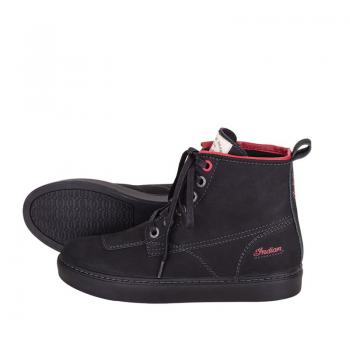 WOMENS LEATHER BRYANT SNEAKER CE - BLACK