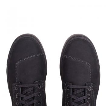 WOMENS LEATHER BRYANT SNEAKER CE - BLACK