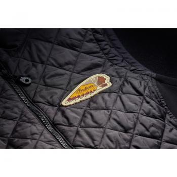 Preview: WOMENS TEXTILE QUILTED VEST - BLACK