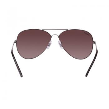 Preview: AVIATOR SUNGLASSES WITH BROWN LENS - SILVER