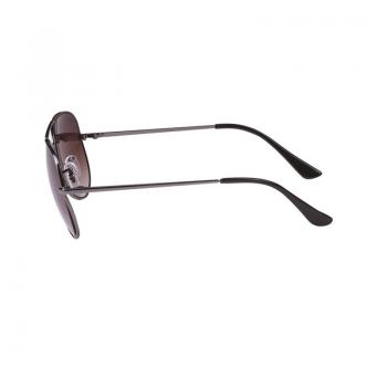 Preview: AVIATOR SUNGLASSES WITH BROWN LENS - SILVER