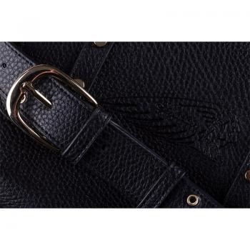 WOMENS HEADDRESS CROSS-BODY BAG - BLACK