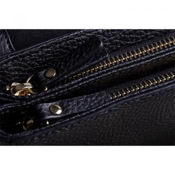 WOMENS HEADDRESS CROSS-BODY BAG - BLACK