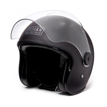 UNISEX MATTE JET HELMET - BLACK