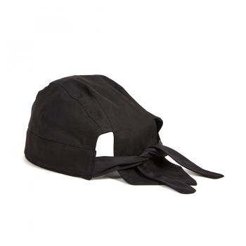 MENS COTTON HEADWRAP - BLACK