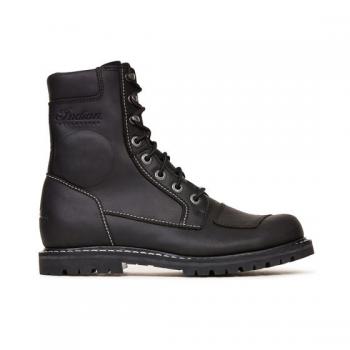 Preview: WOMENS SHORT LACED BOOTS - BLACK
