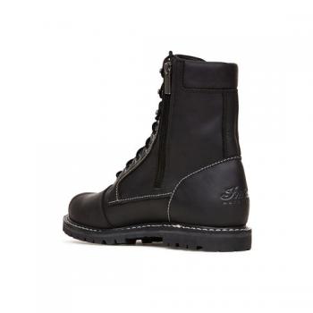 Preview: WOMENS SHORT LACED BOOTS - BLACK