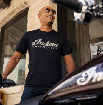 Preview: MENS SCRIPT LOGO T-SHIRT - BLACK Preview: MENS SCRIPT LOGO T-SHIRT - BLACK