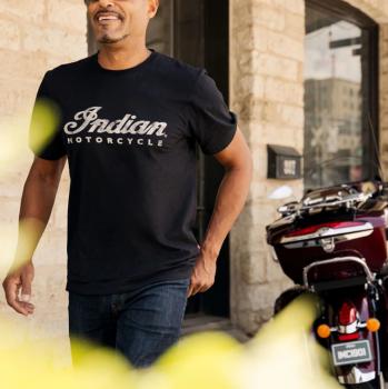 Preview: MENS SCRIPT LOGO T-SHIRT - BLACK Preview: MENS SCRIPT LOGO T-SHIRT - BLACK