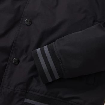 MENS CASUAL BOMBER JACKET - BLACK