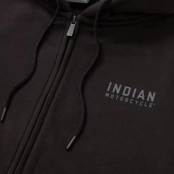 Preview: MENS EMBROIDERED HOODIE - BLACK