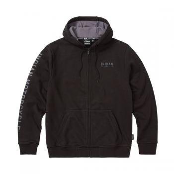 MENS EMBROIDERED HOODIE - BLACK
