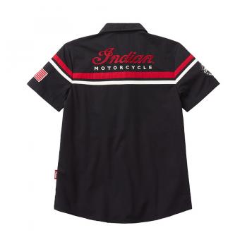 Preview: WOMENS SCRIPT SHOP SHIRT - BLACK