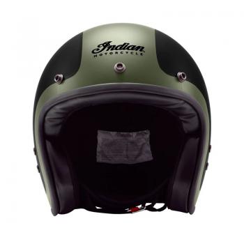 Preview: OPEN FACE HELMET - MATTE BLACK GREEN