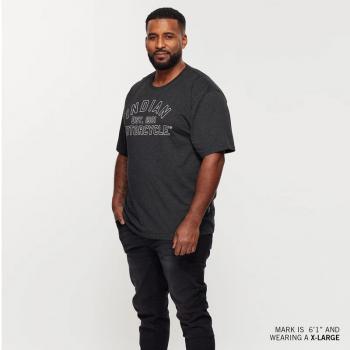 MENS EST.1901 MARL TEE - BLACK