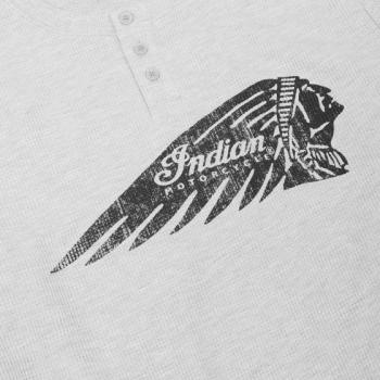 Preview: MENS AUTHENTIC WAFFLE LONG SLEEVE T-SHIRT - GRAY