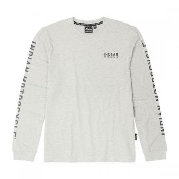 MENS ATHLETE LONG SLEEVE TEE - GRAY