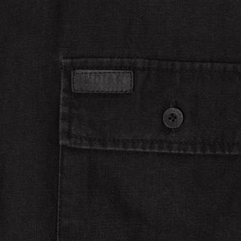 Preview: MENS BLACK DENIM SHIRT - WASHED BLACK