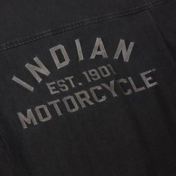 Preview: MENS BLACK DENIM SHIRT - WASHED BLACK