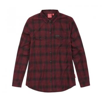 WOMENS DENVER PLAID SHIRT - PORT