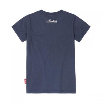 Preview: KIDS USA FLAG LOGO TEE - NAVY