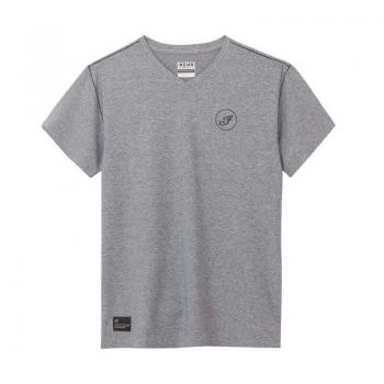MENS V-NECK ATHLETE T-SHIRT - GRAY