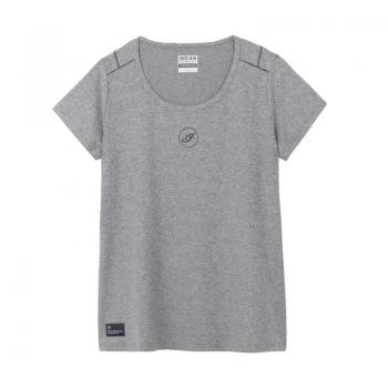 WOMENS FLUID ATHLETE T-SHIRT - GRAY