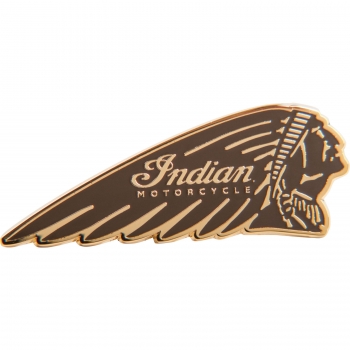 BROWN WARBONNET PIN BADGE
