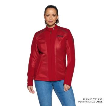 WOMENS AUSTIN MESH JACKET - RED