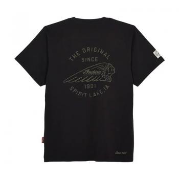 MENS POCKET ORIGINAL HEADDRESS T-SHIRT - BLACK