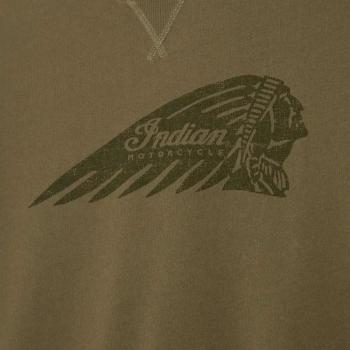 MENS TONAL HEADDRESS T-SHIRT - GREEN