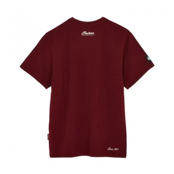 Preview: MENS DISTRESSED BLOCK LOGO T-SHIRT - PORT