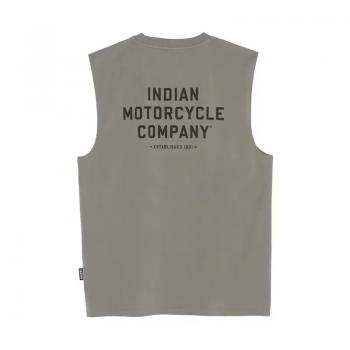 MENS EST. BLOCK LOGO TANK - GRAY