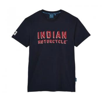 MENS SHADOW BLOCK LOGO T-SHIRT - NAVY