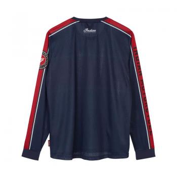 MENS SCRIPT PERFORMANCE LONG SLEEVE T-SHIRT - NAVY