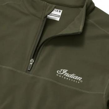 MENS ATHLETE SCRIPT LOGO TOP - GREEN