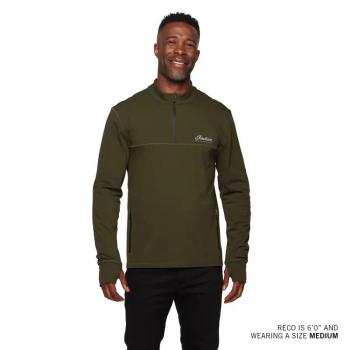 MENS ATHLETE SCRIPT LOGO TOP - GREEN