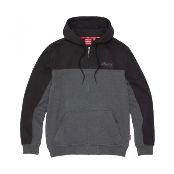 MENS COLORBLOCK SCRIPT HOODIE - GRAY