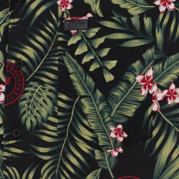 MENS TROPICAL PRINT SHIRT - GREEN