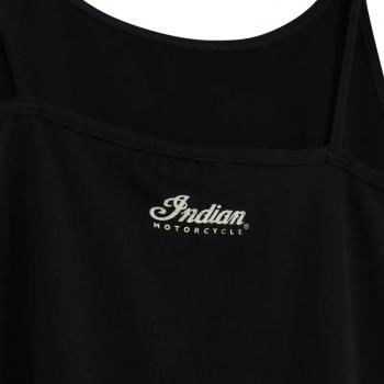 WOMENS SCRIPT LOGO CAMI - BLACK